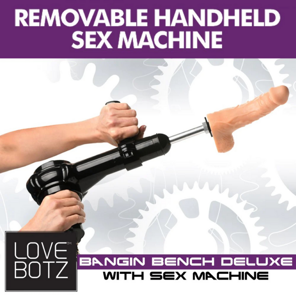 Deluxe Bangin' Bench with Sex Machine - Black