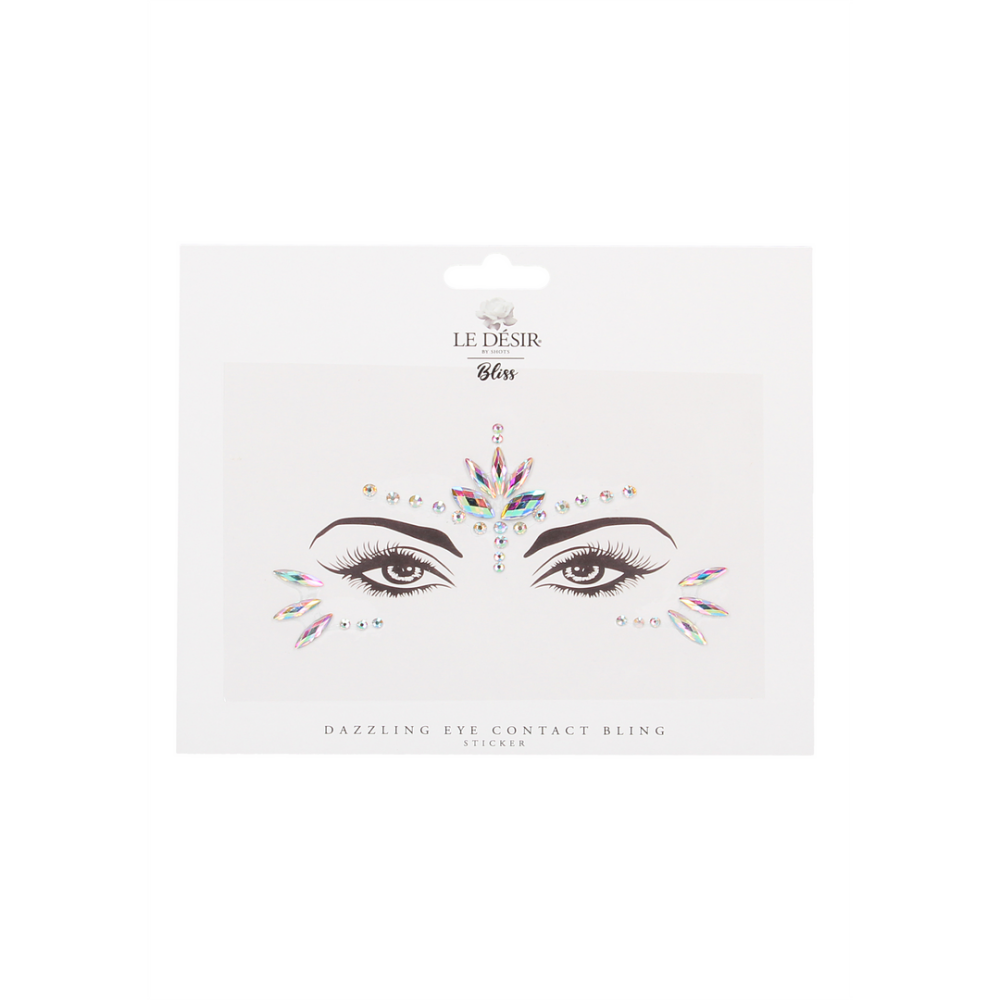 Dazzling Eye Contact Bling Sticker