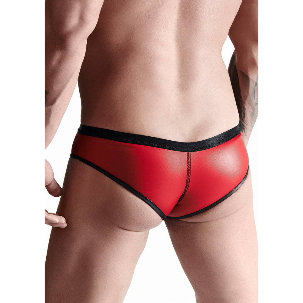 Wetlook Brazilian Style Briefs for Men - XXL