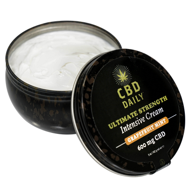 CBD Daily Ultimate Strength Intensive Cream - Grapefruit Mint - 5 oz / 142 g