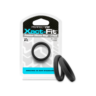 #11 Xact-Fit - Cock Ring 2-Pack