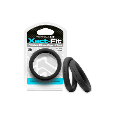 #19 Xact-Fit - Cock Ring 2-Pack