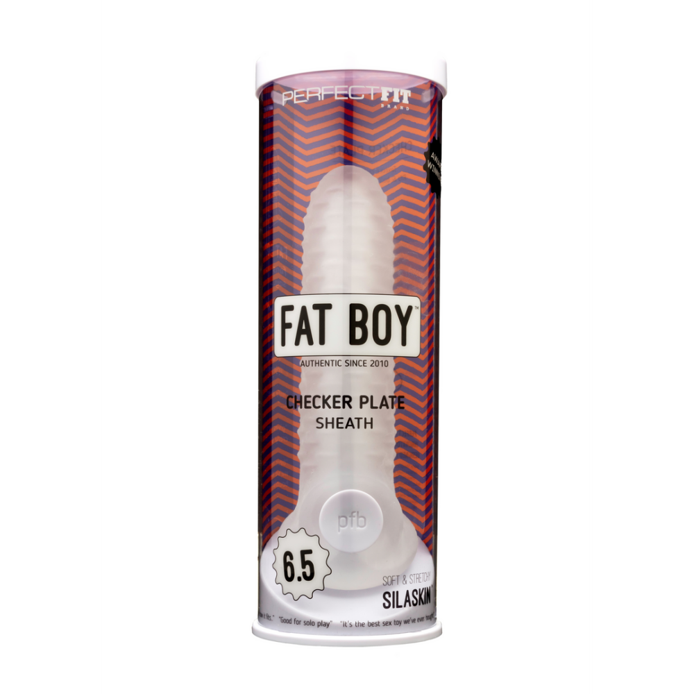 Fat Boy Checker Box Sheath - Dildo - 6 / 16.5 cm