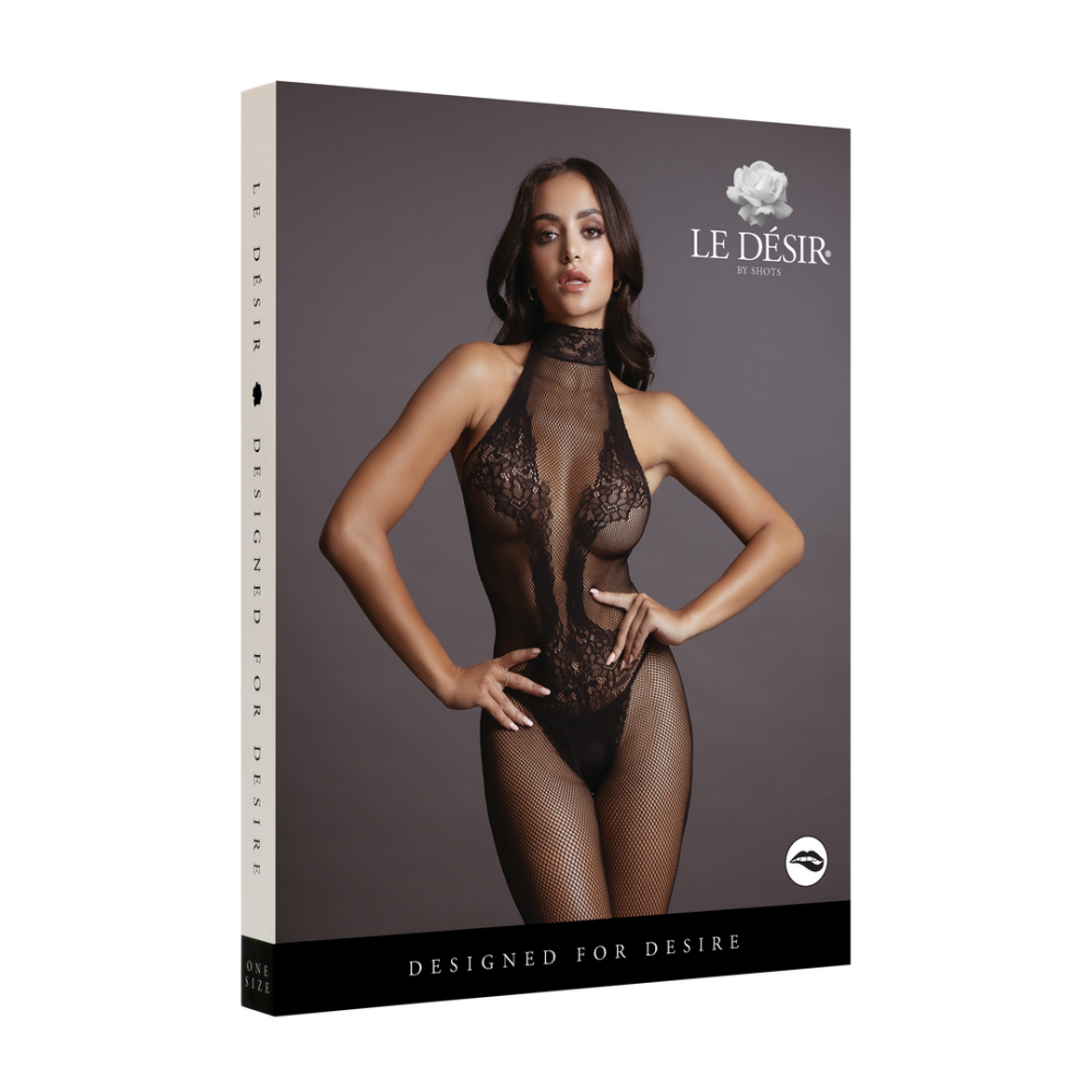 Fishnet and Lace Body Stocking - One Size