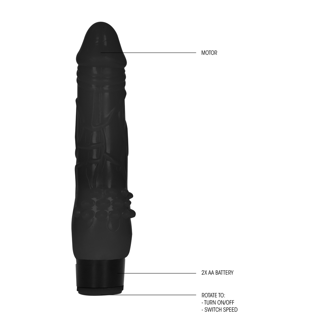 Fat Realistic Dildo Vibrator - 8 / 20 cm