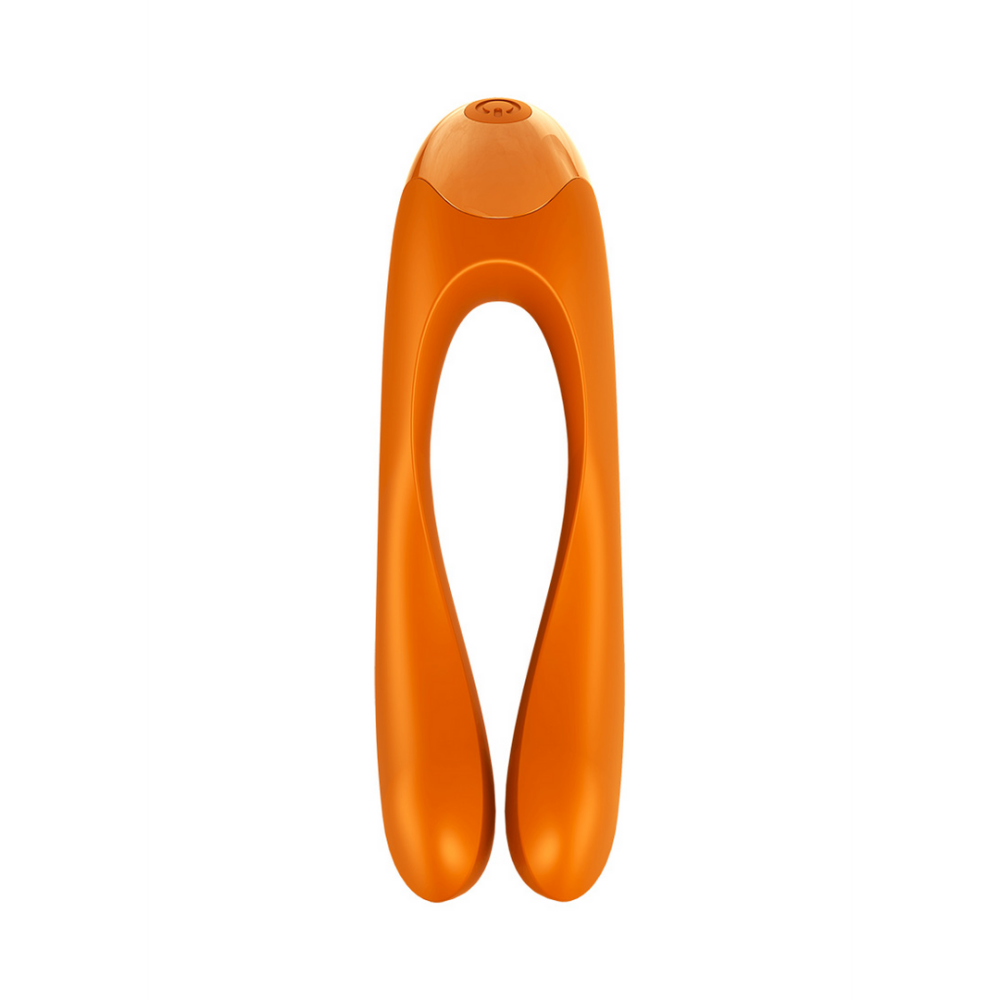 Candy Cane - Finger Vibrator for Intimate Zones - Orange