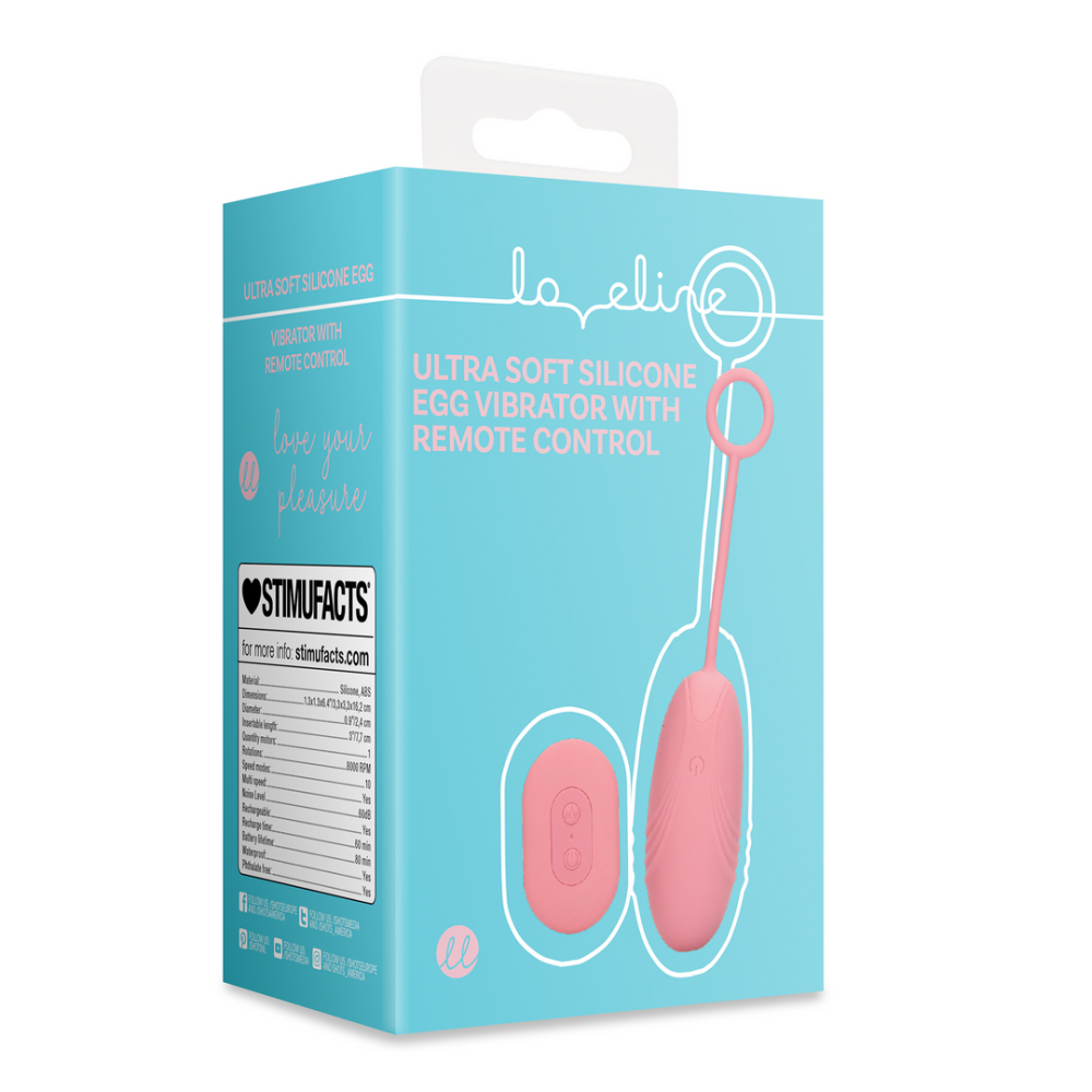 Ultra Zachte Silicone Ei Vibrator met Afstandsbediening