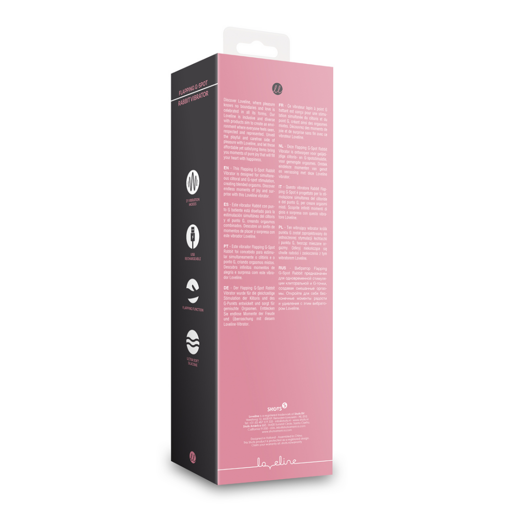 Flapperende G-Spot Rabbit Vibrator