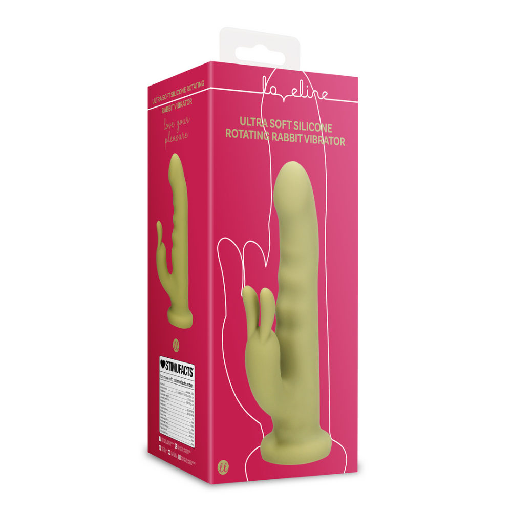 Ultra zachte silicone roterende rabbit vibrator