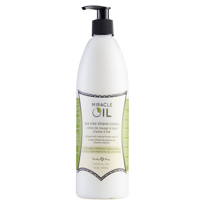 Miracle Oil Tea Tree Shaving Cream - 16 fl oz / 473 ml