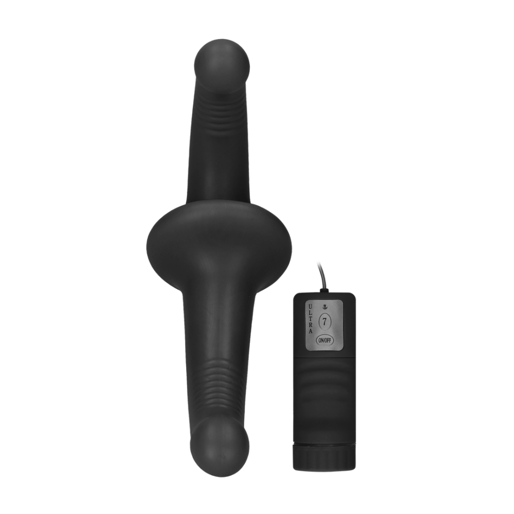 Vibrating Silicone Strapless Strap-On