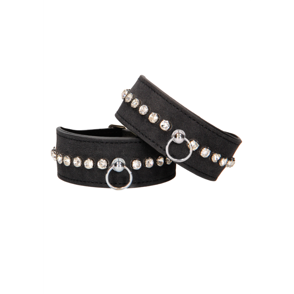 Diamond Studded Ankle Cuffs