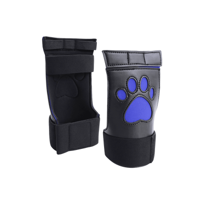 Neoprene Puppy Paw Gloves - Blue