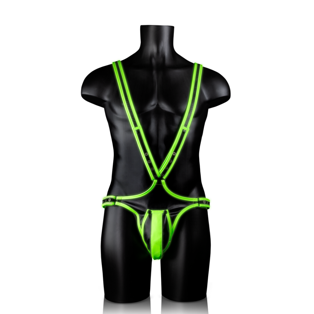 Body Covering Harness - Glow in the Dark - S/M