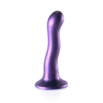 Ultra Soft Silicone Curvy G-Spot Dildo - 7'' / 17 cm