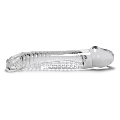 Muscle - Fleshy Soft Inner Ribbed Cocksheath - Clear