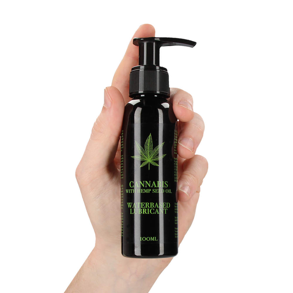 Cannabis with Hemp Seed Oil Water Based Lubricant - 3 fl oz / 100 ml