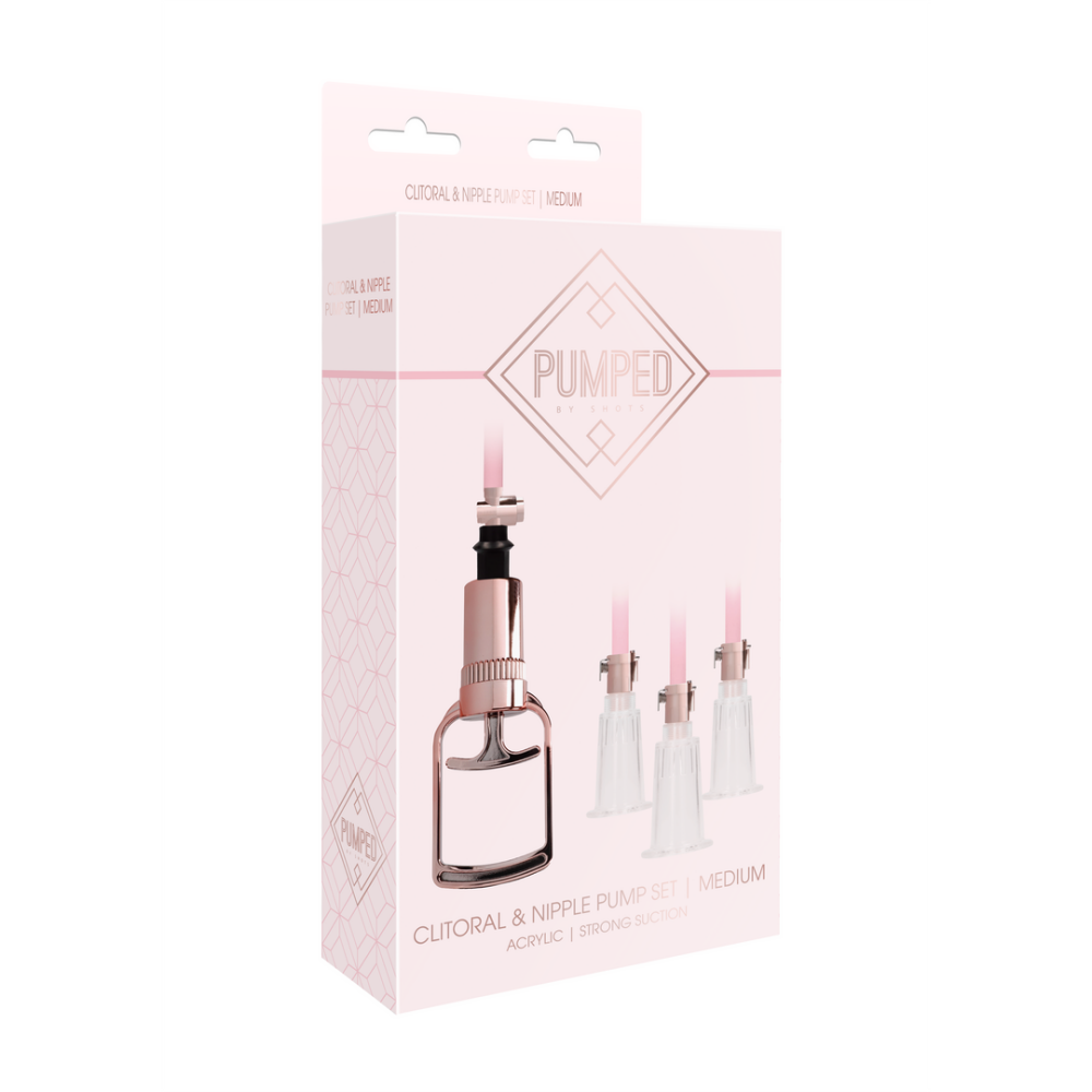 Clitoral Nipple Pump Set Medium - Medium