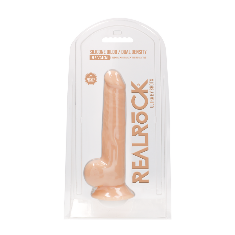 Silicone Dildo with Balls - 9 / 24 cm