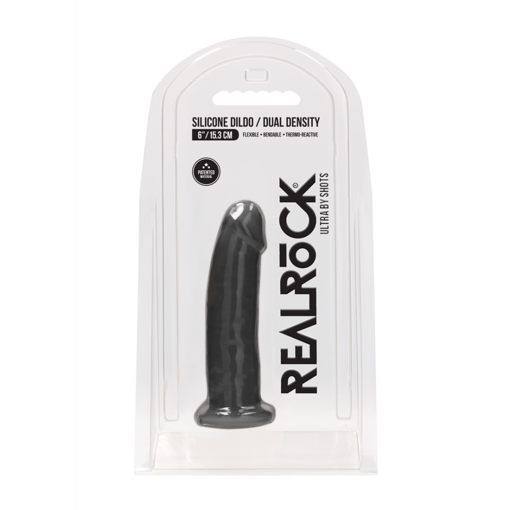 Silicone Dildo without Balls - 6 / 15 cm