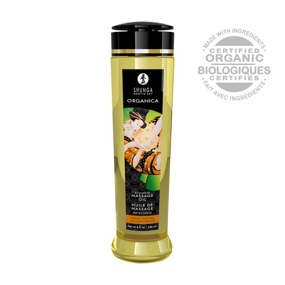 Organica Massageöl – Mandelsüße – 8 fl oz / 240 ml