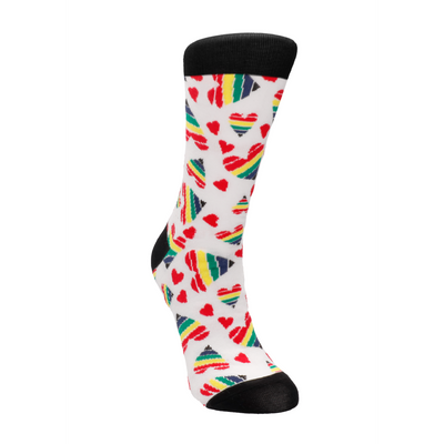 Happy Hearts Socks - US Size 2-7.5 / EU Size 36-41