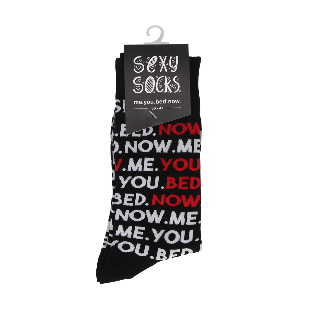 You Me Bed Now Socks - US Size 2-7.5 / EU Size 36-41 36-41