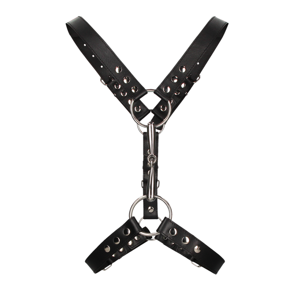 Men's Harness With Metal Bit One Size