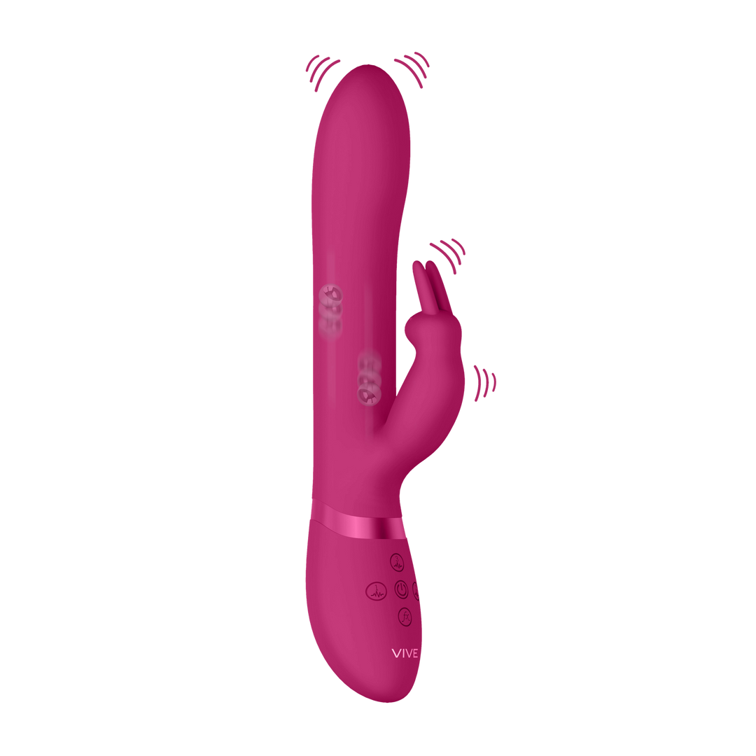 Amoris - Stimulating Beads Rabbit - Pink