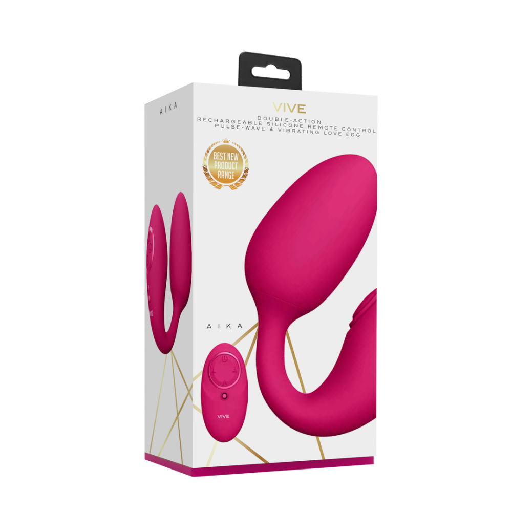 Aika - Pulse Wave  Vibrating Love Egg - Pink