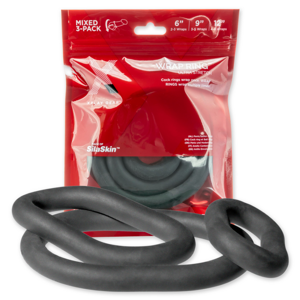 Ultra Wrap Ring - Cockring 2er-Pack - 2 Stück - 6,9 und 12 / 17,5 cm und 30 cm