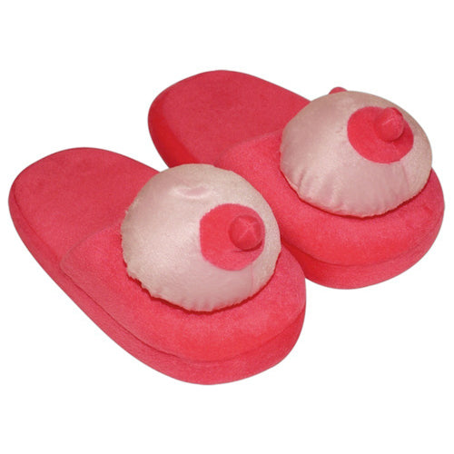 Pink-colored Breast Slippers