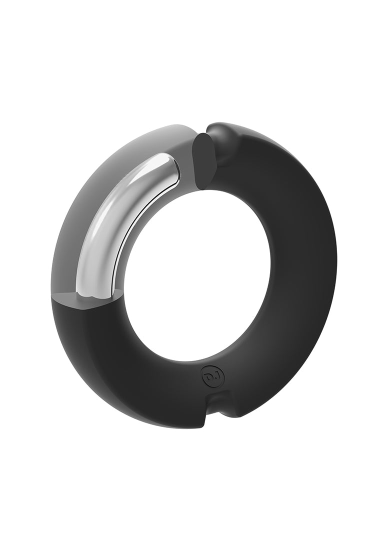 Silicone Cock Ring with Metal Inside - 1.38" / 35 mm