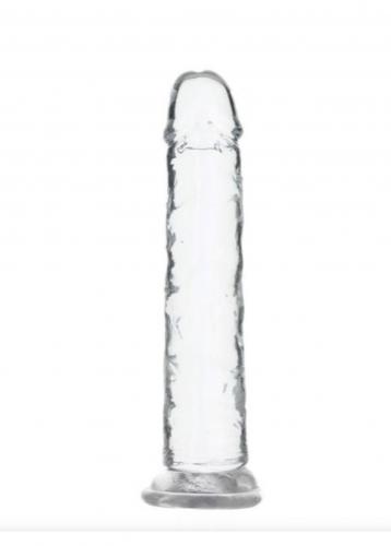 Crystal Addiction - Transparent Dildo - 18 cm