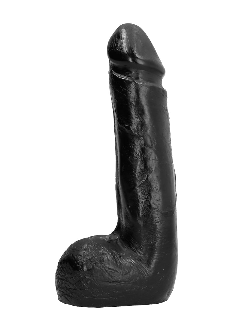 All Black Dildo - 8" / 20 cm