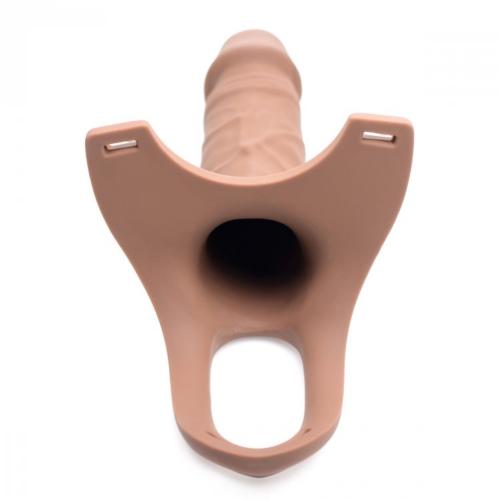 Holle Strap-On Siliconen Dildo Met Harnas