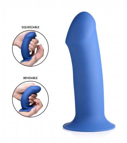 Squeeze-It Thick Dildo - Blue