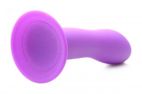 Squeeze-It Silicone Dildo - Purple