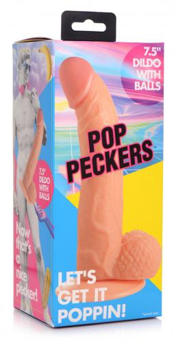 Poppin-Dildo 19 cm - Beige