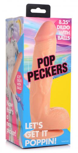 Poppin-Dildo 20 cm - Beige