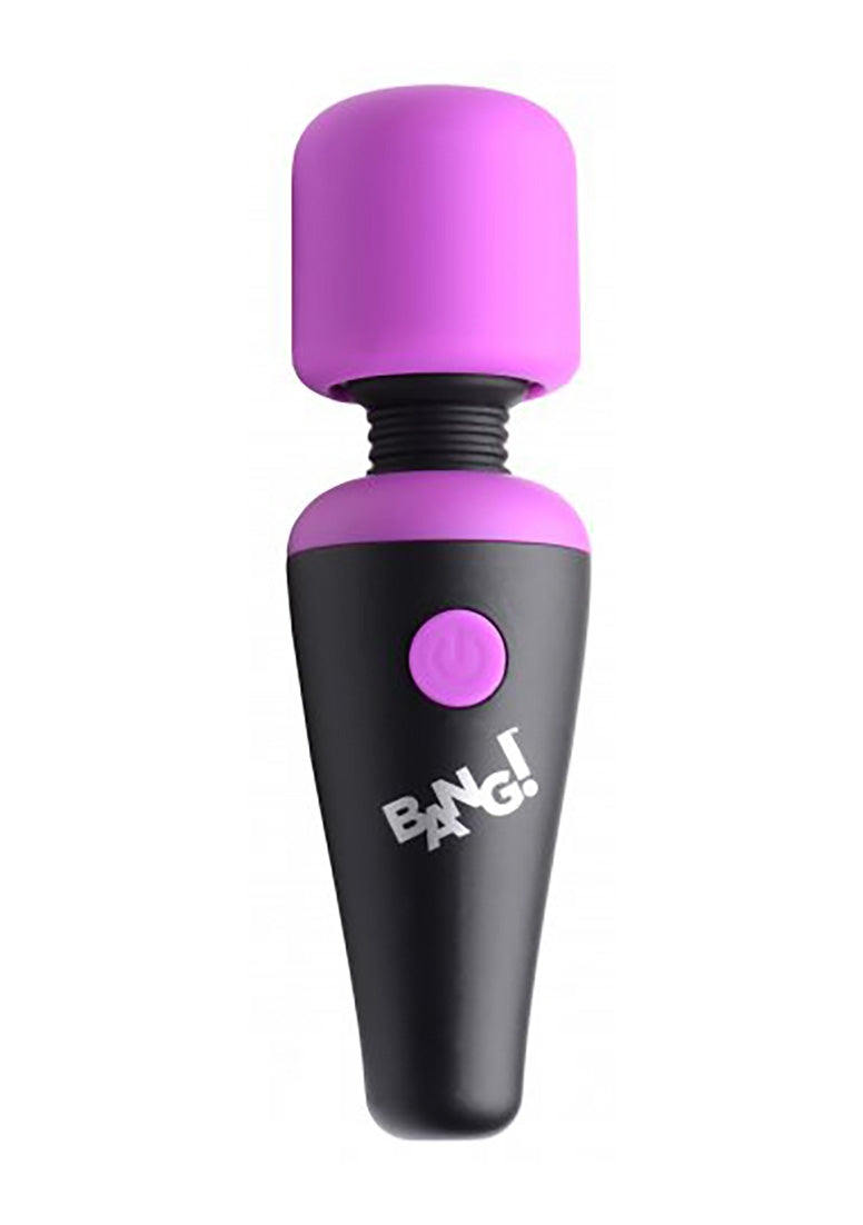 10X Vibrating Mini Silicone Wand - Purple