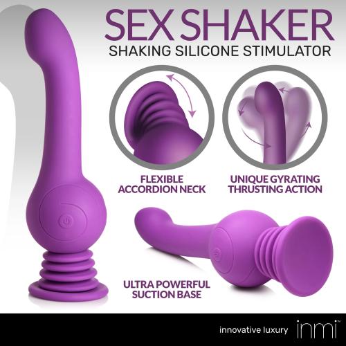 IN Shaking Siliconen Stimulator - Paars