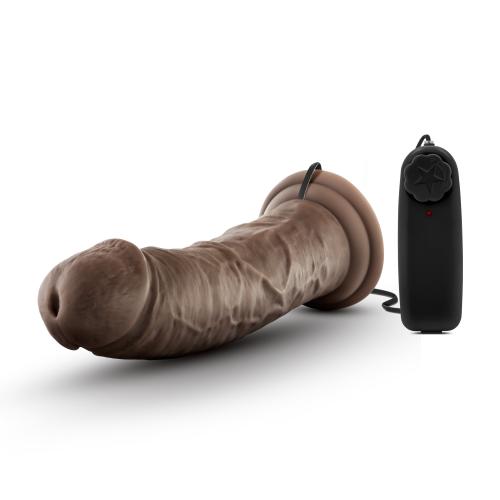 Dr. Skin - Dr. Joe Vibrator Met Zuignap 20 cm - Chocolate