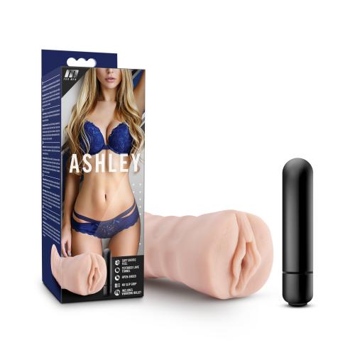 M for Men - Ashley Masturbator With Bullet Vibrator- Vagina