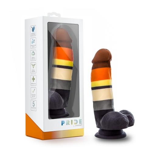 Avant - Pride Silicone Dildo with Suction Cup - Bear