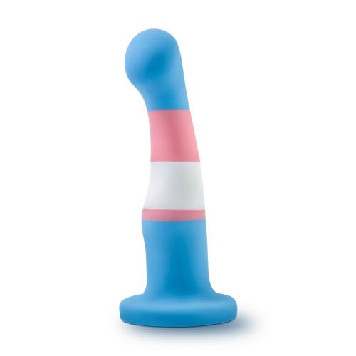 Avant - Pride Silicone Dildo with Suction Cup - True Blue