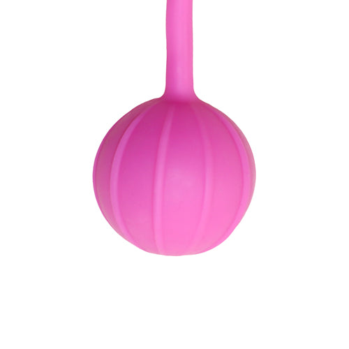 Vaginal Balls Vertical Ridges - Pink