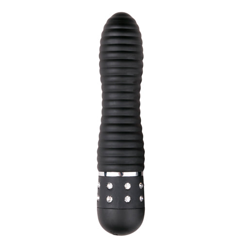 Easytoys Mini Vibrator Ribbed - Black