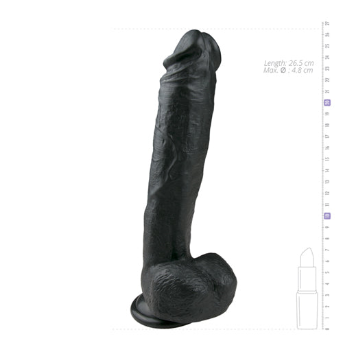 Realistische Dildo Met Balzak - 26,5 cm