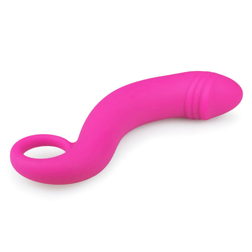 Silicone prostate dildo - pink